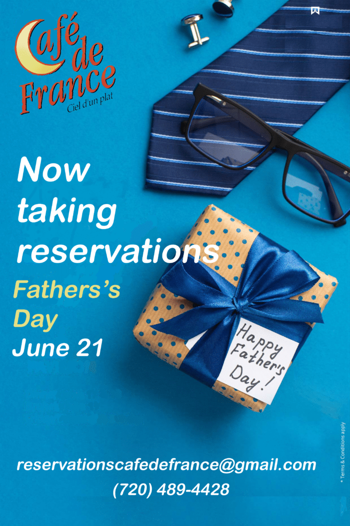Father's Day Special Menu
